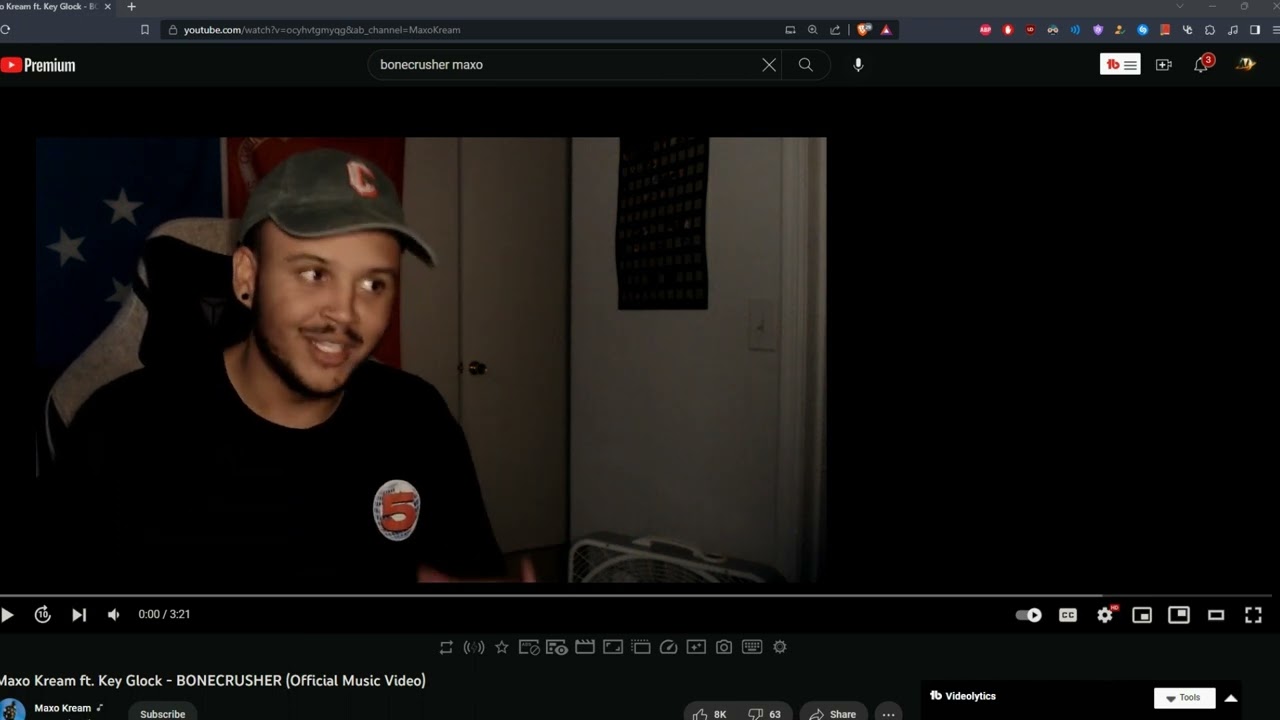 MAXO KREAM & KEY GLOCK - BONECRUSHER REACTION