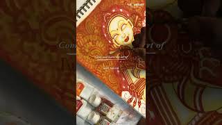 Experience Kerala Mural Painting Process! Indian Mural Painting for Beginners! Learn Kerala Mural!