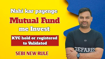 New KYC Rule | KYC on Hold or Registered to Validate | How to Validate KYC