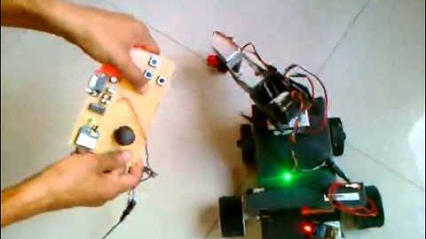 Zigbee Joystick Robotic Arm