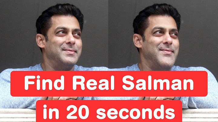 Find Real Salman Khan in 20 seconds - Tiger Zinda Hai Challenge