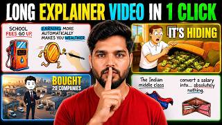 How I Make Long Whiteboard Explainer Video Using AI | Money Secret