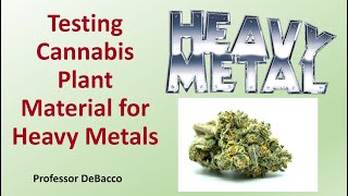 Testing Cannabis Plant Material for Heavy Metals