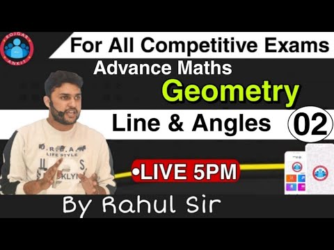 Advance Maths Geometry Line & Angles-2।। AWO/TPO Maths Geometry Class।। CHSL Advance Maths Class |