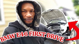 Oil change on the BMW E46 | First test drive