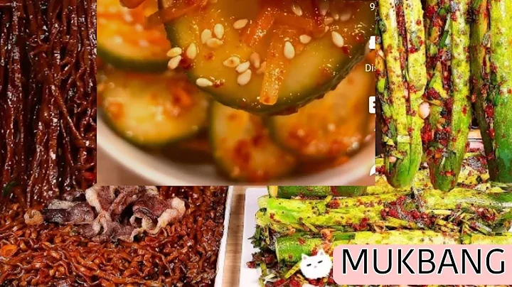 ASMR *SPICY CUCUMBER KIMCHI🔥MUKBANG EATER* VERY SPICY🥵 #asmr #mukbang #spicy