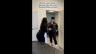 Famous When your client is late and you're booked back to back #shorts Profile