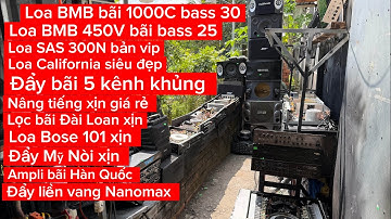 Loa ampli vang micro đẩy chuyển karaoke thanh lý mỗi ngày. Đẩy bãi mỹ nòi Samson S1000 khủng long 