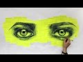 Bic pen - Speed drawing eyes.
