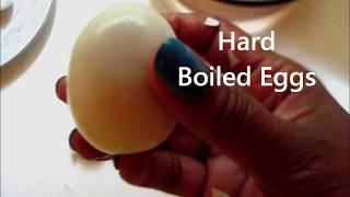 How To Make Hard Boiled Eggs (EASY TO PEEL!!!)