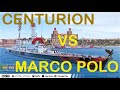 World of Warships Legends CENTURION VS MARCO POLO #worldofwarshipslegends #battleships #italian 