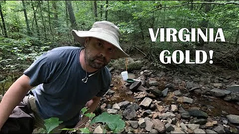 Virginia Gold! (Downstream from old gold mine)