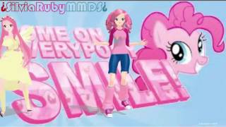 ( MMD X MLP ) Bad Apple ( Ft Fluttershy and Pinkie )