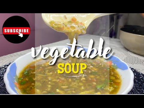 Mixed vegetable soup recipe || Healthy vegetarian soup || winter special