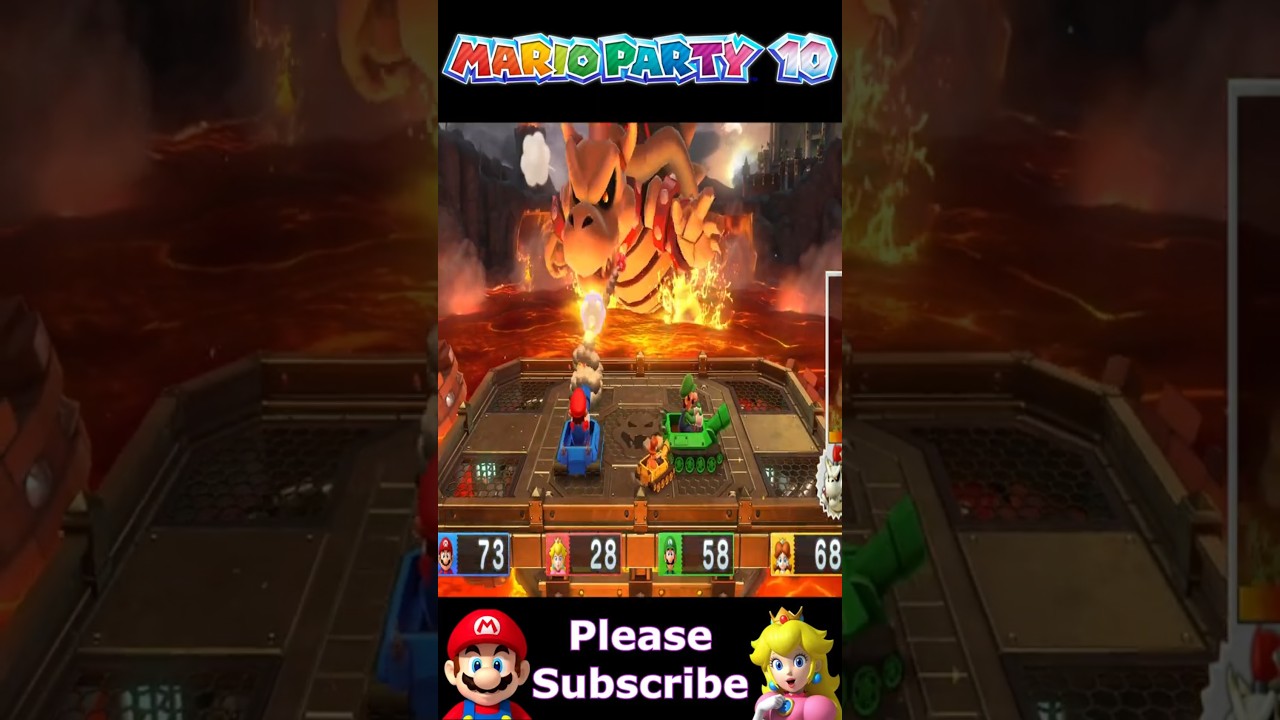 Bowser's Tank Terror - Mario Party 10 Boss Fight