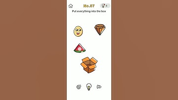 Brainout No.37 Put everything into the box walkthrough and solution