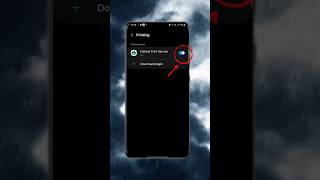 Galaxy S22 Printer | How to turn on Default Print service #samsungtips #viral  #settings