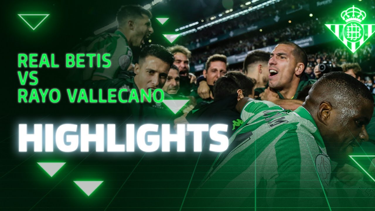 Resumen del partido Rayo Vallecano-Real Betis (1-1) | HIGHLIGHTS | Copa ...