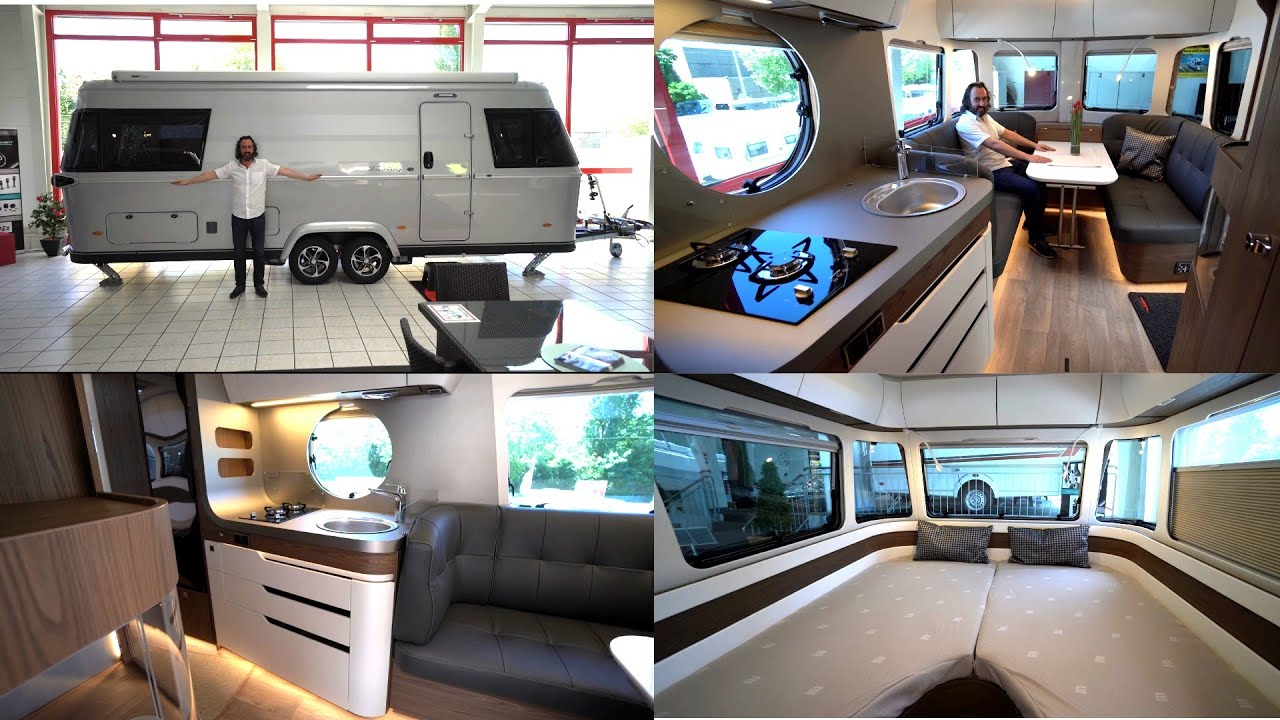 SCHÖNSTER TINY HOUSE WOHNWAGEN DER WELT? Eriba Touring 820 2022. Alde|Yachtdesign|Designküche uvm.