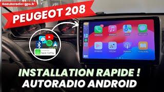 Installation Autoradio Android sur Peugeot 208/2008 avec carplay et Android auto