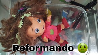 Reforma Da Boneca Da Gi, Olha Só O Que Tinha No Cabelo Dela