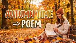 Autumn Time Poem: Literature & Grammar Breakdown for Students