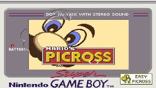 Mario's Picross X (Easy Picross) | Mario’s Picross ROM Hack (マリオのピクロス)