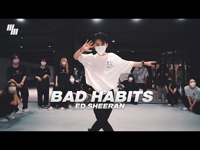 Ed Sheeran - Bad Habits  Dance| Choreography by ZIRO 김영현 | LJ DANCE STUDIO 엘제이댄스 안무 춤 분당댄스학원 class=