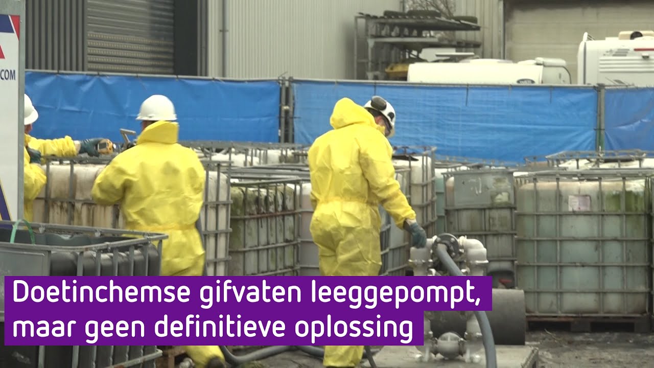 Overpompen Doetinchemse gifvaten begonnen: 'Dit zie je niet elke dag in Nederland'