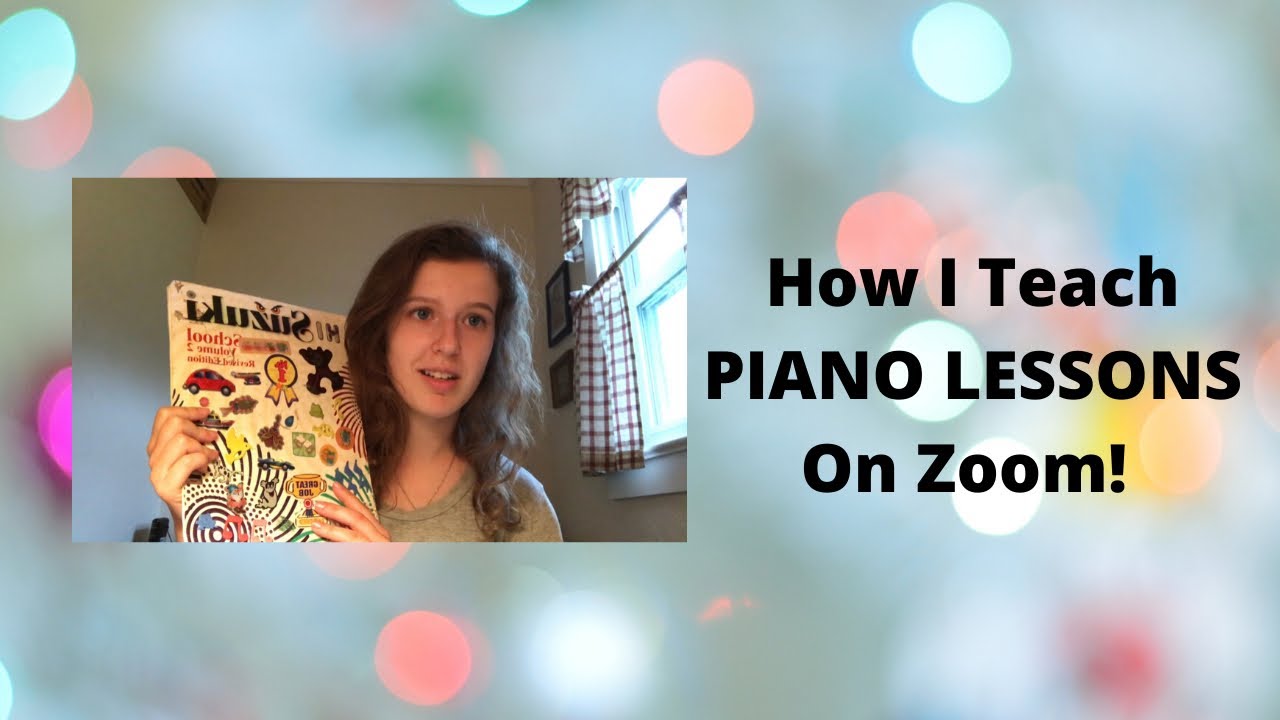How I Teach PIANO LESSONS on Zoom!