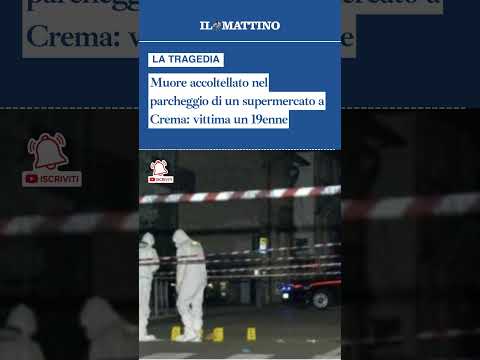 Video Muore accoltellato nel parcheggio di un supermercato a Crema: vittima un 19enne