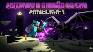 PS4 - Minecraft Sobrevivência na Vila. Matando o Dragão do End. #042