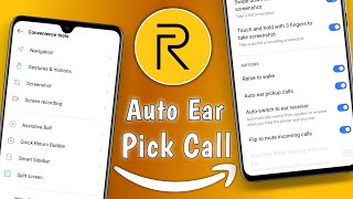 How to Realme auto ear pickup call setting || Realme hidden feature || Realme auto mute call screenshot 5