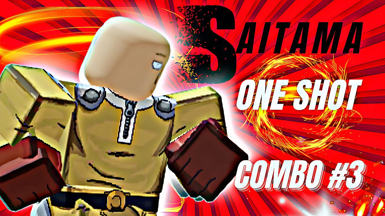 Saitama One Shot Combo #3 | the Strongest Battlegrounds - YouTube