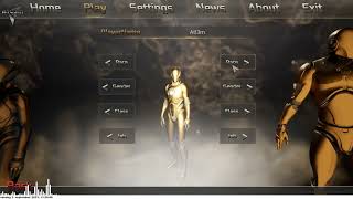 UE5 - Main Menu Lobby  Carousel V10 Character Creator​