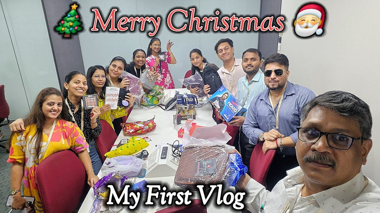 Secret Santa Celebration 🎅| Merry Christmas🎄 |My First Vlog😅 