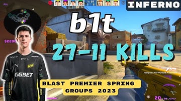 CSGO POV NAVI b1t (27-11) vs NIP (Inferno) 𝙒𝙞𝙣 (16-9) @ BLAST Premier Spring Groups 2023