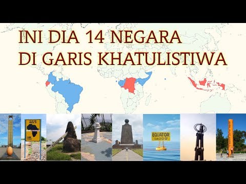 Video: Negara manakah yang terletak di khatulistiwa?