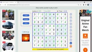 suduko || daily sudoku@||"#free daily sudoku kingdom" screenshot 4