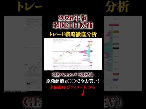 【2026最新】AI原発株が爆上がり！電力不足で狙う本命原子力発電5銘柄 GEベルノバトレード戦略【米国株 投資】