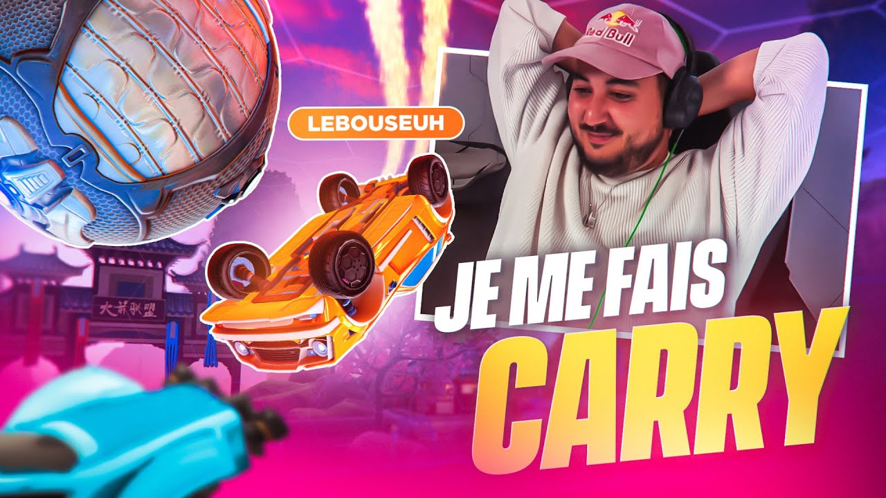 LEBOUSEUH ME CARRY (il est injouable 😮) (Rocket League)