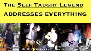 The Self Taught Legend Addresses Everything...
I was very happy to sit down with Aaron and go through a lot of the different incidents that have happened over the past couple of weeks at the Smalls jam sessions and get his perspective on it.
I think a lot of people are looking for further clarification as to why he did a lot of the stuff that he did and I feel like I was able to get some pretty good answers out of him that cleared up some things and to his credit he did take accountability for some stuff which I appreciated hearing. Let me know your thoughts in the comments and thank you for listening!
Follow Aaron at
Instagram - SelfTaughtEffingLegend2
Tik Tok - SelfTaughtEffingLegend
Youtube - @SelfTaughtLegend
Check out my Lick of the Week series...
https://www.youtube.com/playlist?list=PLz-voH7EJ1YMQ5KR6u5f_DUTjlNaVdNO1
Check out my lesson videos for sale...
https://www.youtube.com/playlist?list=PLz-voH7EJ1YN4WaEgXeO-MsWVfHhStjOn
Check out my live solos...
https://www.youtube.com/playlist?list=PLz-voH7EJ1YNdPnCRX3OdcTU4yIvlQ6nf
Check out my other interviews...
https://www.youtube.com/playlist?list=PLz-voH7EJ1YPiMsh_7LRNibk7wnWOP5PX
For virtual lessons e-mail me at godette502@yahoo.com
Paypal Donations - https://www.paypal.me/mikegodettemusic
Venmo Donations - https://account.venmo.com/u/Mike-Godette
📸 Instagram: https://www.instagram.com/mikegodettemusic
🎸 Lessons & Courses: Mike’s Master Classes
https://mikesmasterclasses.com/instructor/mike-godette/ The Self Taught Legend Addresses Everything...