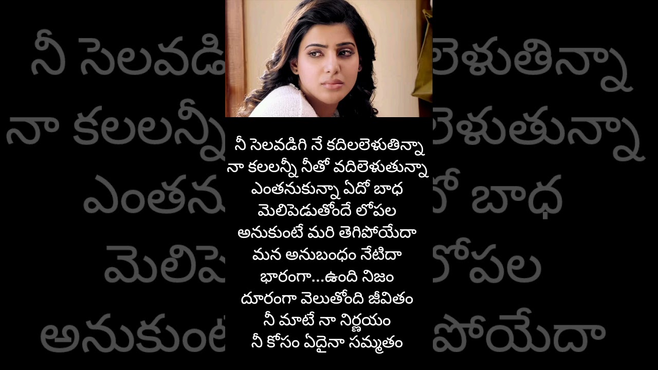 ne selavadigi song lyrics #ytshorts#trending#viral#ytshortsindia