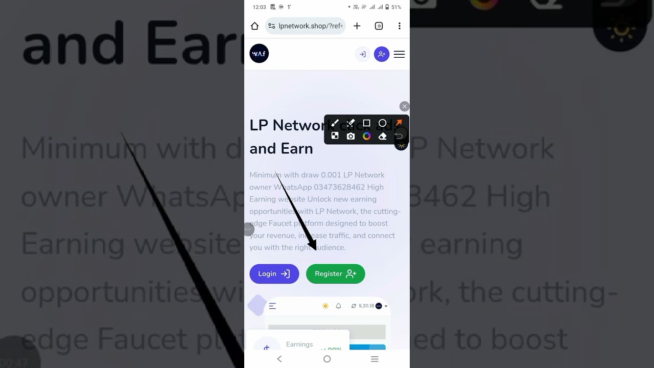 How to create account on Lpnetwork website 