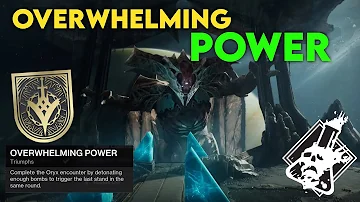 Destiny 2 - Overwhelming Power Triumph Kings Fall