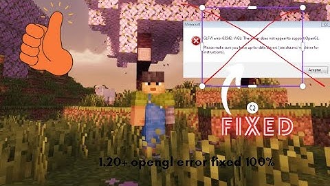 How to run [ Opengl error fixed ] Minecraft 1.20+ on your low end pc