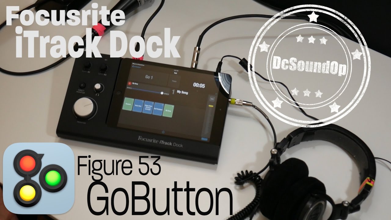 How To: GoButton & Focusrite iTrack Dock - easy sound cues for live events