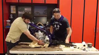 KDX250 - Pt.7 - Engine Install (and Swingarm)