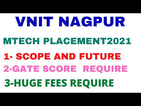 VNIT NAGPUR MTECH PLACEMENT  2021|| SCOPE  AND FUTURE