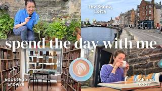 Spend a day in Edinburgh with me | Bookshop, gardening, coffee shop